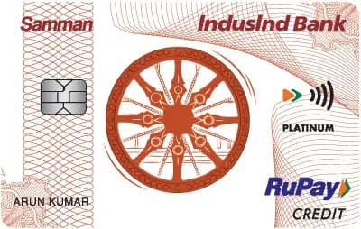 IndusInd Bank Samman RuPay Credit Card