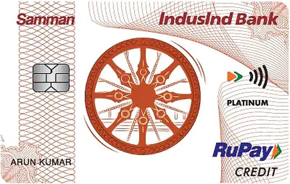 IndusInd Bank Samman RuPay Credit Card