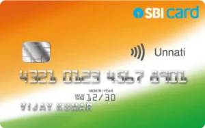SBI Unnati Credit Card