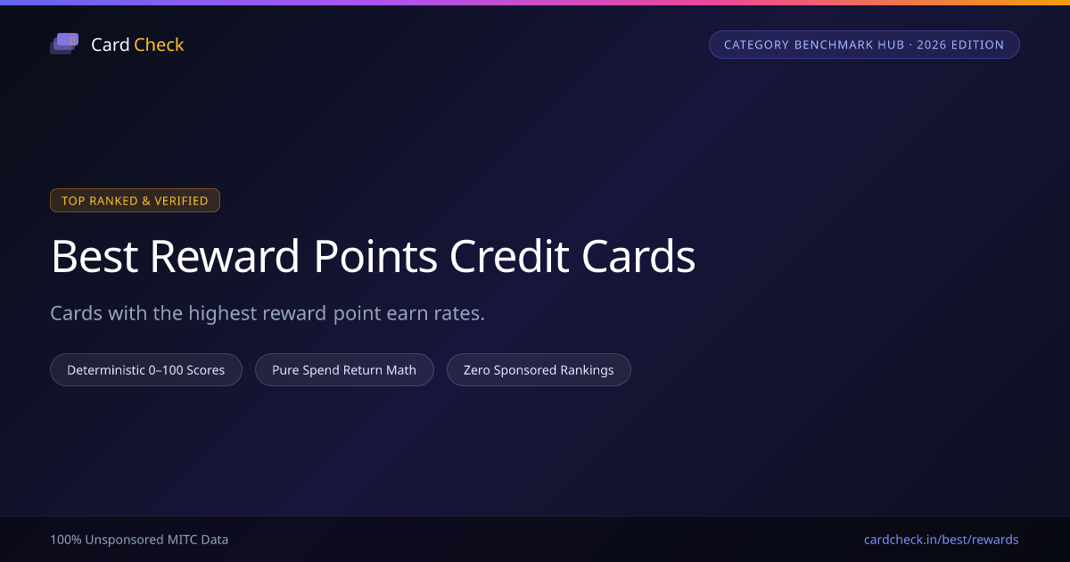 Best Reward Points Credit Cards (2026) — Top Points & Value | CardCheck