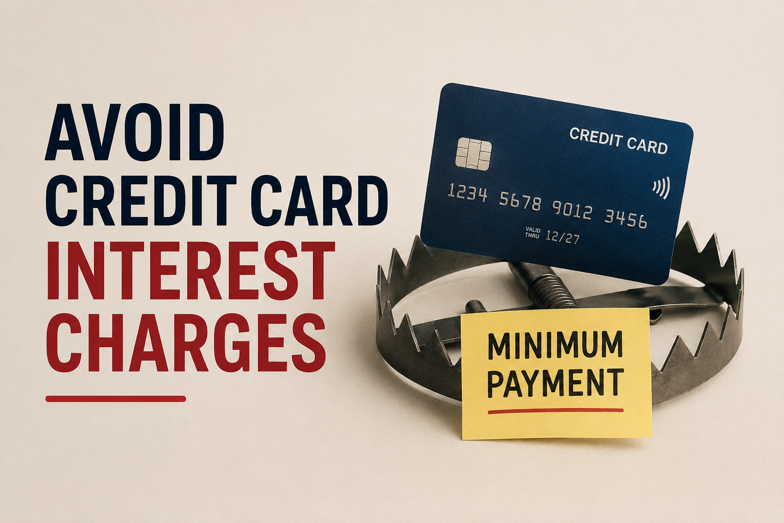How to avoid credit card interest charges in India — the minimum payment trap explained