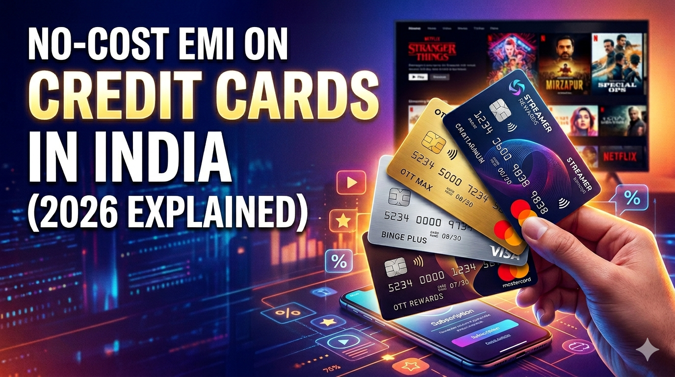 No-cost EMI on credit cards in India (2026 explained) — editorial cover