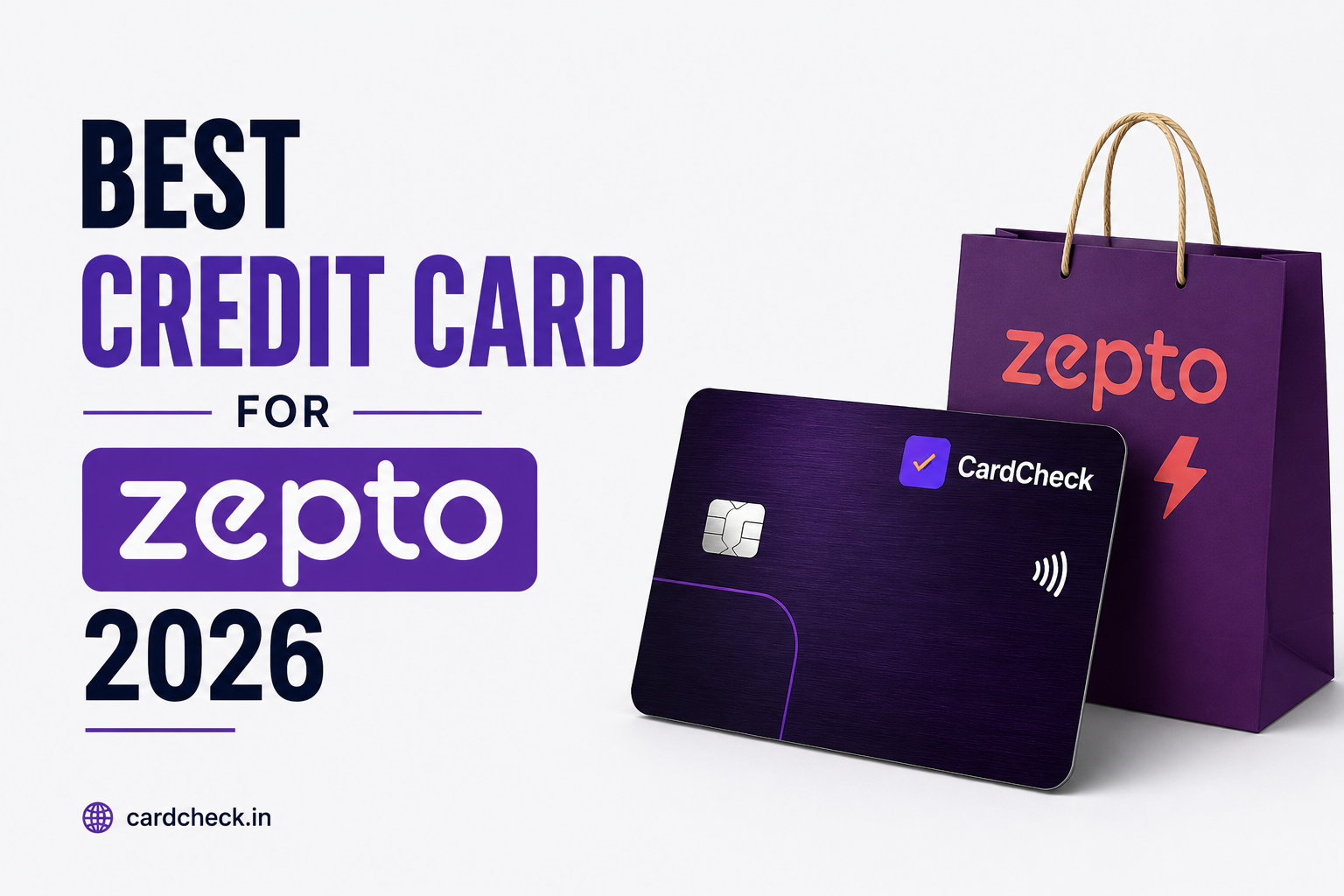 Best credit card for Zepto 2026 — quick commerce cashback comparison